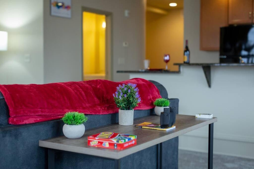 King Bed W/ Panoramic Views Of Dt! Apartment Rochester Ngoại thất bức ảnh